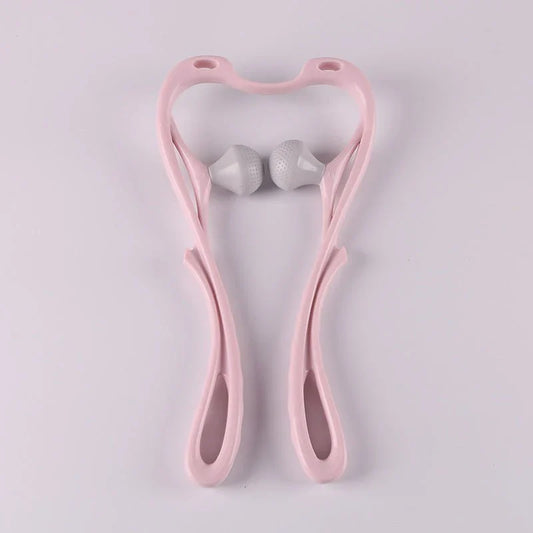 High Quality Multi-function Manual Relaxed Cervical Massager Pressure Relieve Double Ball Pressing Meridian Massager